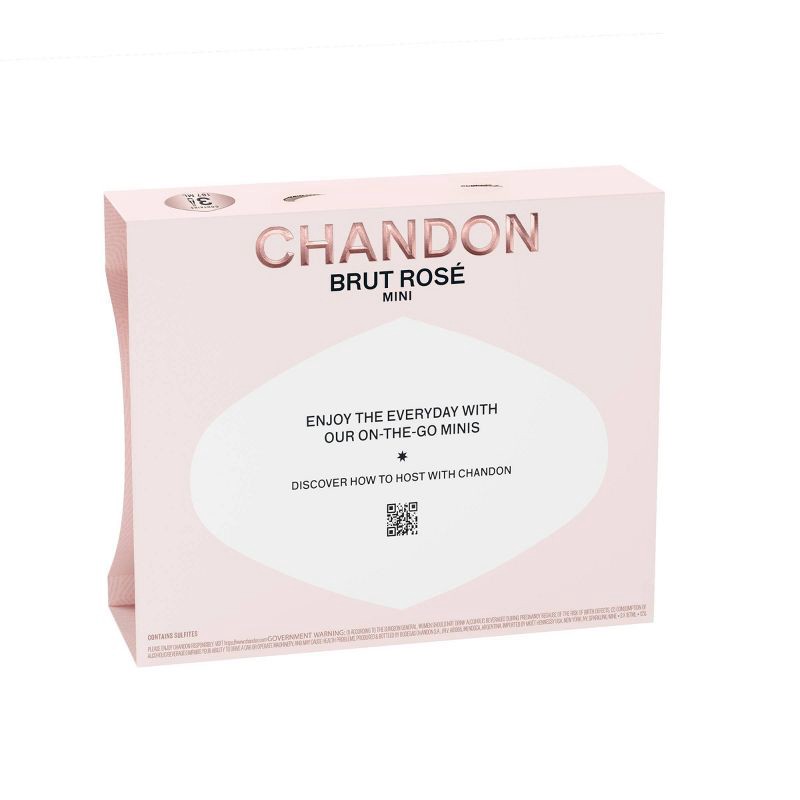 slide 2 of 5, Chandon Sparkling Rose Wine - 3pk/187ml Bottle, 3 ct; 187 ml