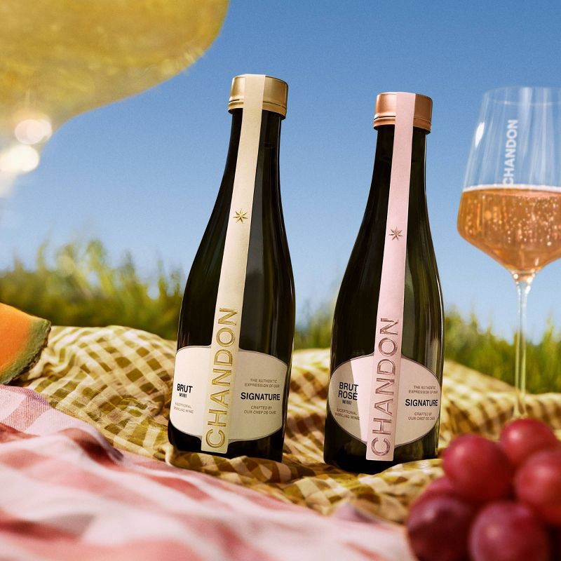 slide 5 of 5, Chandon Sparkling Rose Wine - 3pk/187ml Bottle, 3 ct; 187 ml