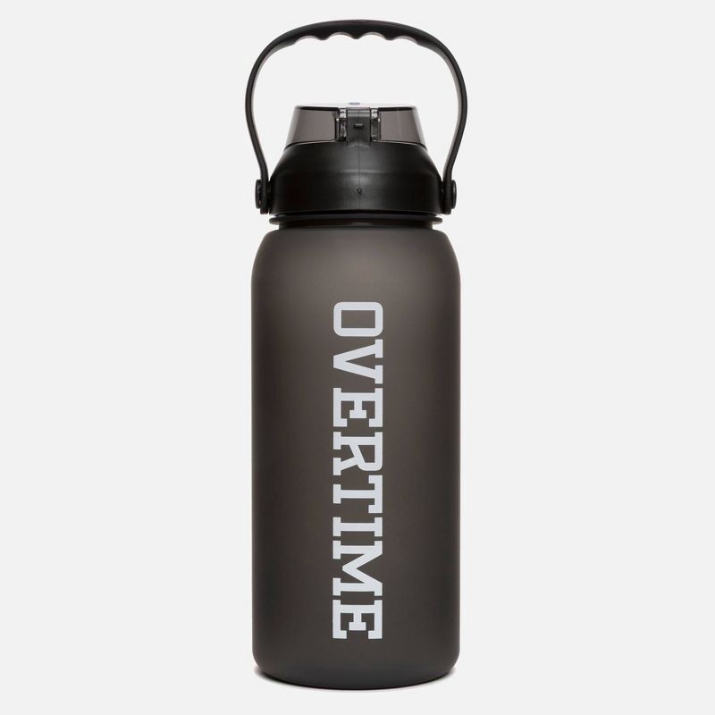 slide 2 of 9, Overtime Elite 65oz Plastic Playmaker Water Jug - Classic Black & White, 65 oz