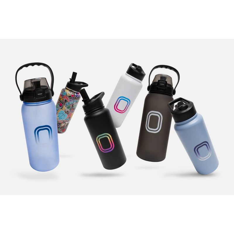 slide 8 of 9, Overtime Elite 65oz Plastic Playmaker Water Jug - Classic Black & White, 65 oz