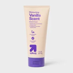 Moisturizing Shave Cream - Vanilla Scent - 7oz - up&up™: For Normal Skin, Whole Body Application