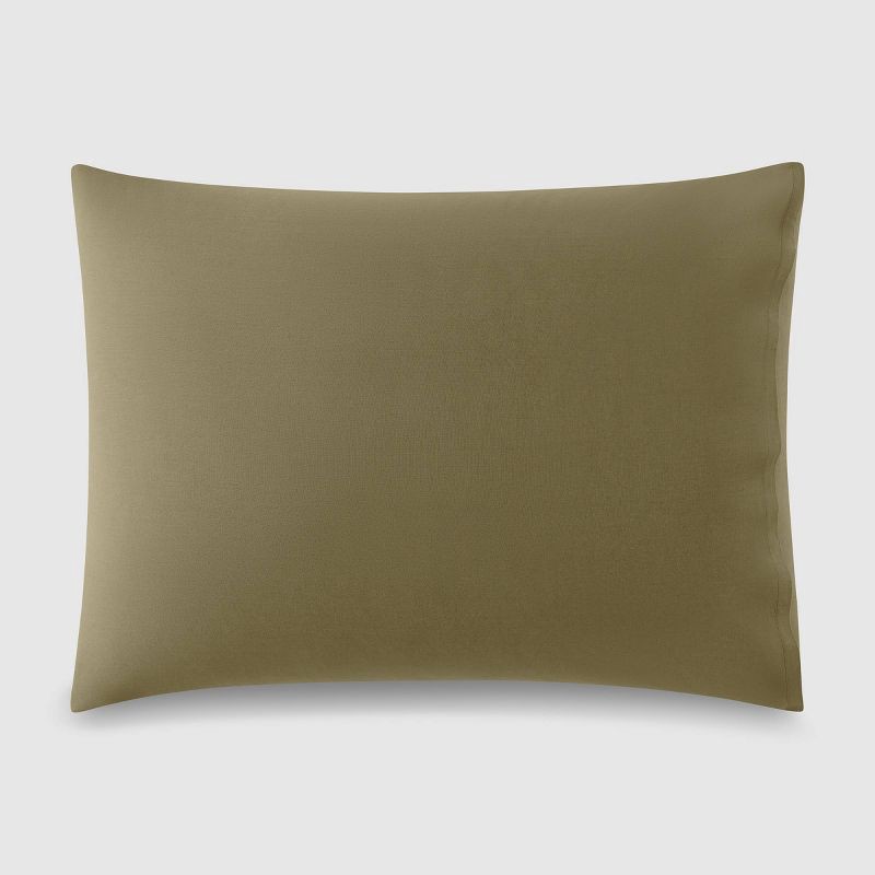 slide 4 of 8, Jeremiah Brent Home 3pc Full/Queen Textured Stripe Cotton Comforter Set Green, 3 ct