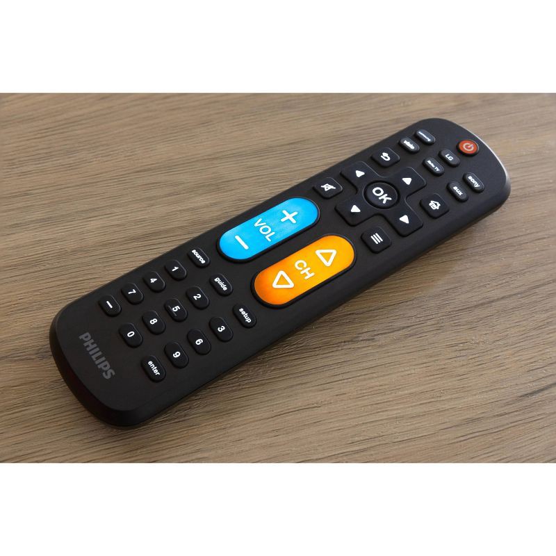 slide 7 of 7, Philips BigEZ OneTouch Backlit Remote, 1 ct