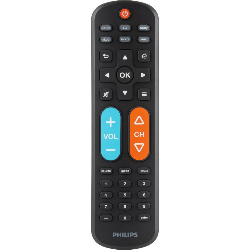 slide 1 of 7, Philips BigEZ OneTouch Backlit Remote, 1 ct