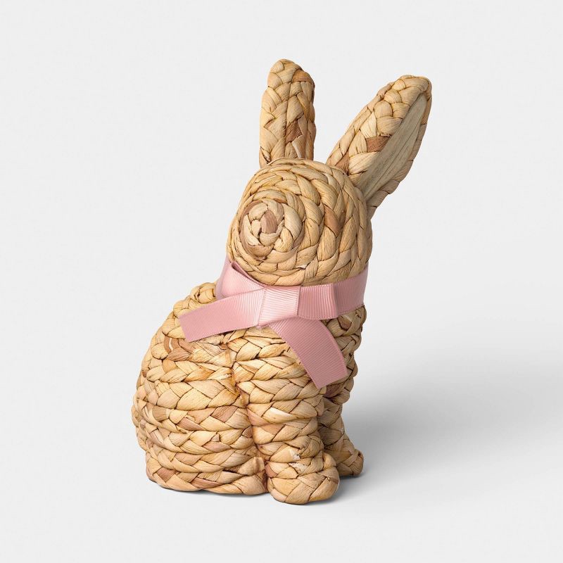 slide 1 of 3, Easter Woven Sitting Bunny - Threshold™, 1 ct