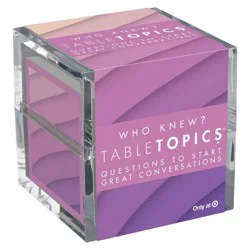 Table Topics TableTopics Who Knew? Card Game