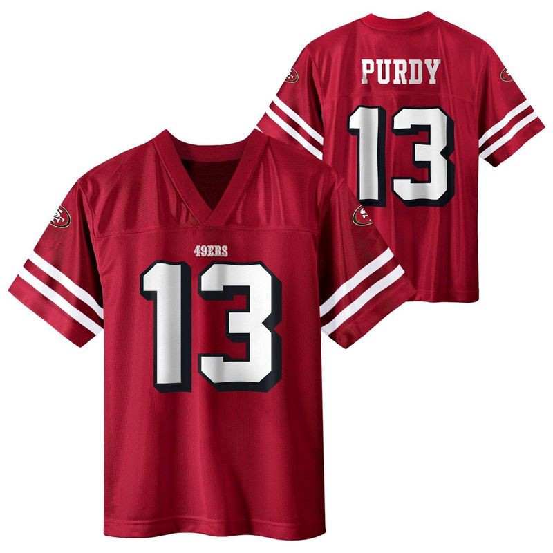 slide 1 of 3, NFL San Francisco 49ers Brock Purdy Boys' Jersey - M, 1 ct