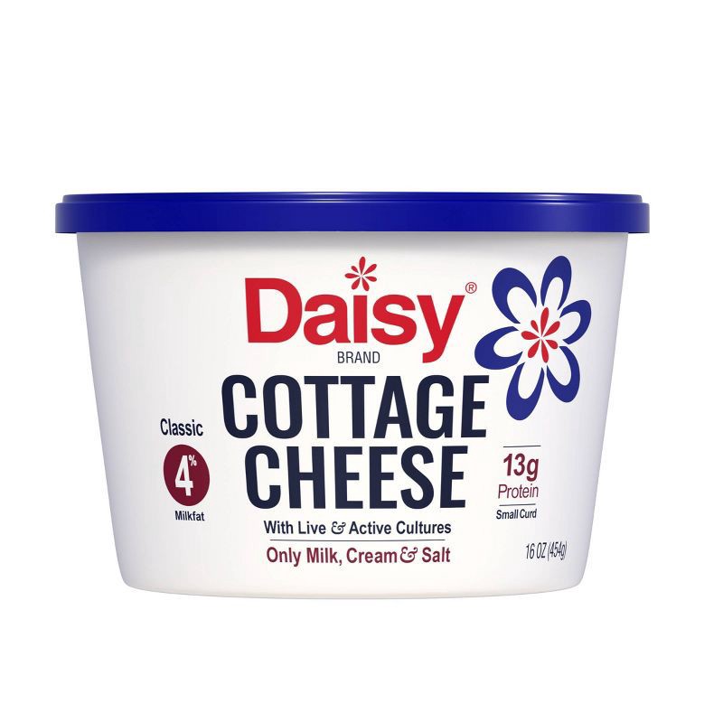 slide 1 of 3, Daisy Brand Cottage Cheese 4% - 16oz, 16 oz