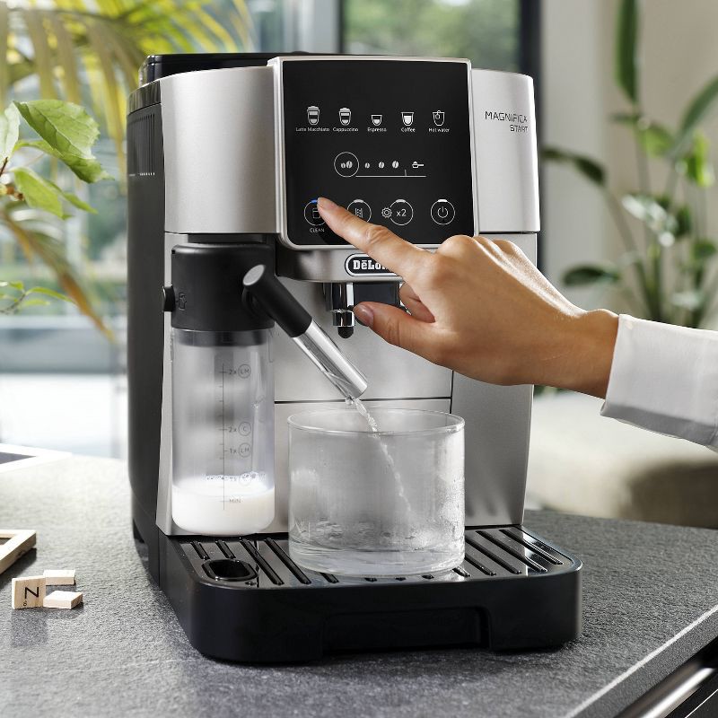 slide 2 of 7, DeLonghi Magnifica Start Automatic Coffee Espresso Machine with Milk Frother, 1 ct