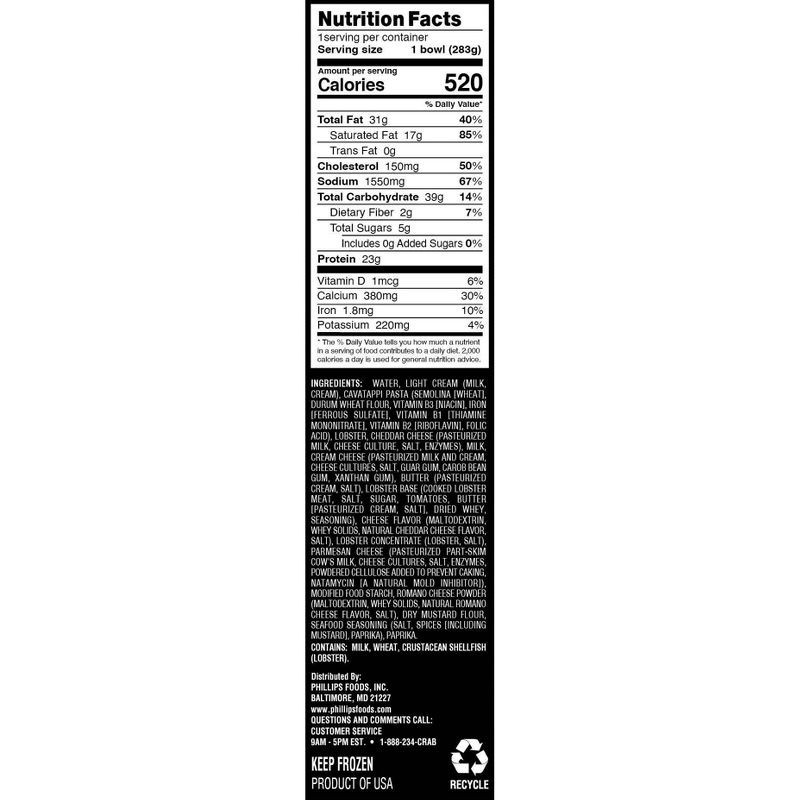 slide 4 of 4, Phillips Foods Lobster Mac & Cheese Bowl - Frozen - 10oz, 10 oz
