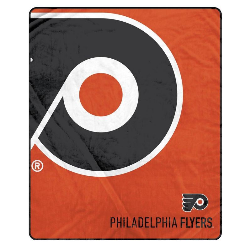 slide 1 of 2, NHL Philadelphia Flyers 50"x60" Center Ice Ultra Soft Blanket, 1 ct