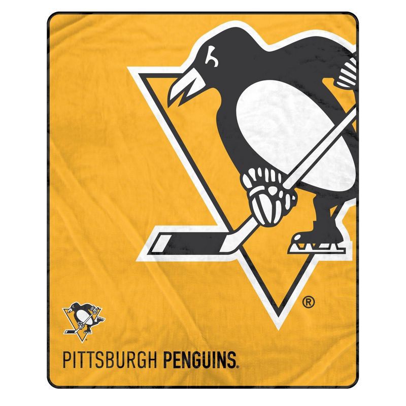 slide 1 of 2, NHL Pittsburgh Penguins 50"x60" Center Ice Ultra Soft Blanket, 1 ct