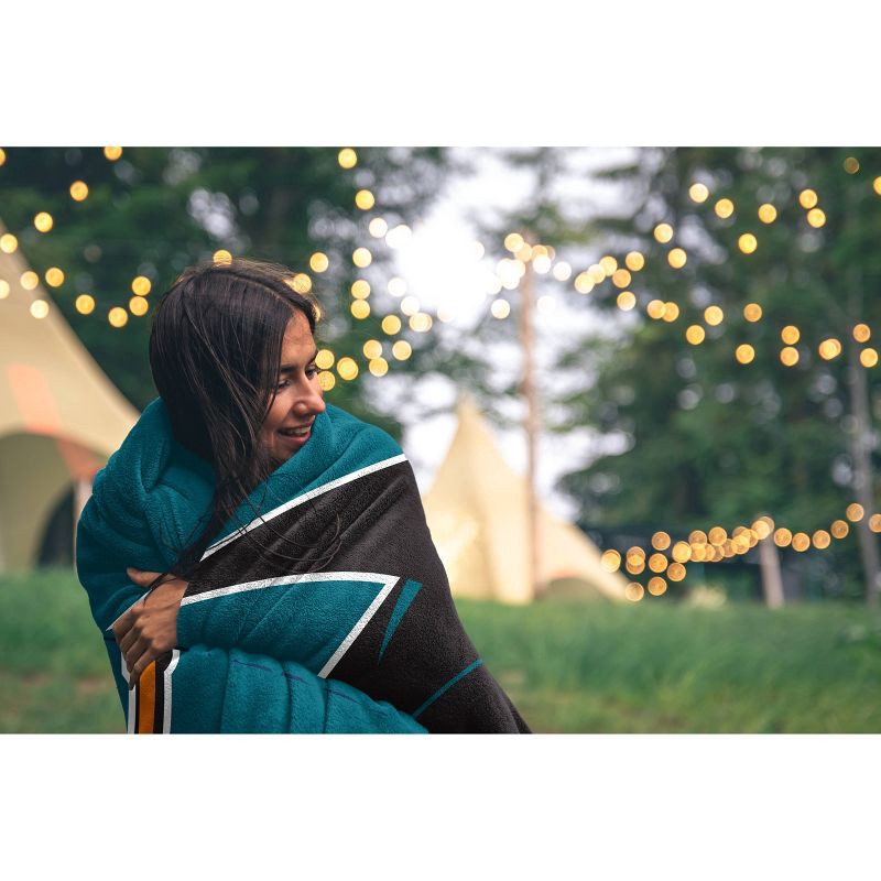 slide 2 of 2, NHL San Jose Sharks 50"x60" Center Ice Ultra Soft Blanket, 1 ct