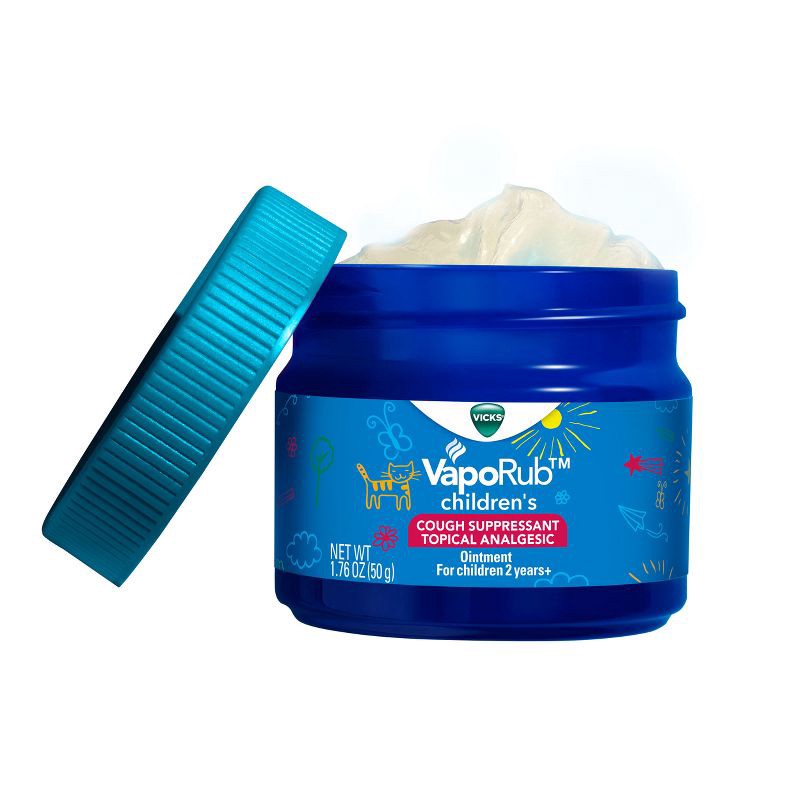 slide 2 of 6, VapoRub Kids' Vicks Balm - Camphor - 1.76oz, 1.76 oz