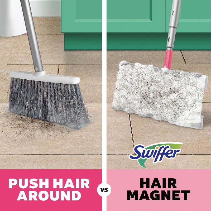 slide 15 of 16, Swiffer Unscented Sweep + Mop Deluxe Floor Cleaners - Wicked Pink, 1 ct