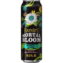 Founders Brewing Co. Mortal Bloom Imperial Thorn, 19.2 Fl Oz Can, 8% ABV