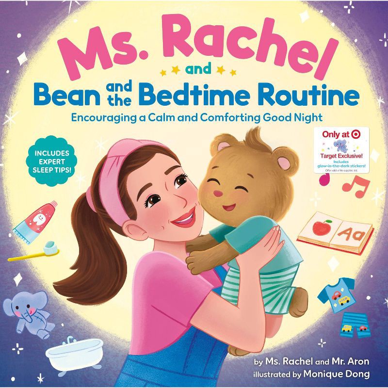 slide 1 of 5, Ms. Rachel and Bean and the Bedtime Routine - Target Exclusive Edition - by Ms. Rachel (Hardcover), 1 ct