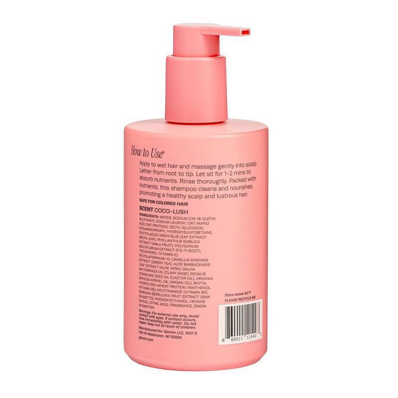 slide 2 of 8, Glimmr Superfood Shampoo - 11.8 fl oz, 14.5 fl oz