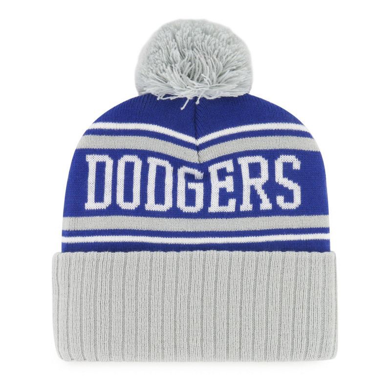 slide 2 of 2, MLB Los Angeles Dodgers Snappy Knit Beanie, 1 ct