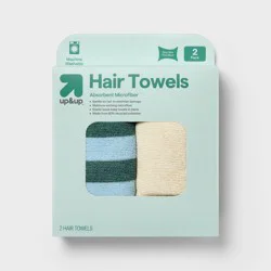 Up&Up Microfiber Hair Towel Value - 2pk - up&up™