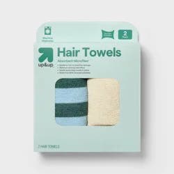 Up&Up Microfiber Hair Towel Value - 2pk - up&up™