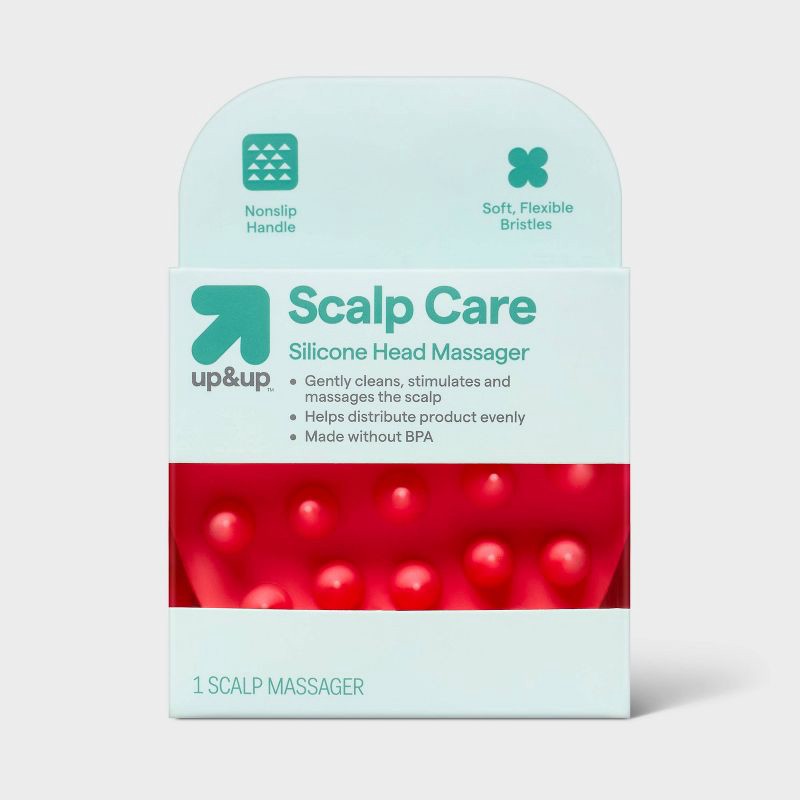slide 1 of 3, Up&Up Silicone Head Scrubber - up&up™, 1 ct