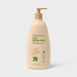 Daily Moisturizing Lotion For Dry Skin - Fragrance Free - 18oz - up&up™: Deep Hydration, Whole Body, Bottle With Spray Dispenser