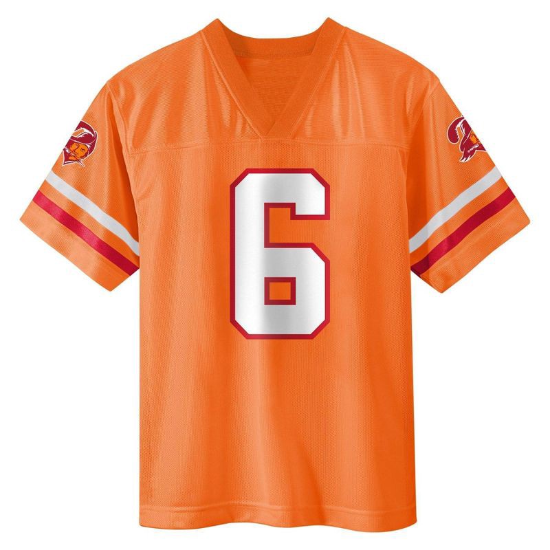 slide 2 of 3, NFL Tampa Bay Buccaneers Baker Mayfield Boys' Legacy Jersey - M, 1 ct