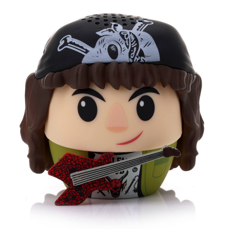 slide 1 of 3, Bitty Boomers Stranger Things Portable Bluetooth Speaker - Eddie, 1 ct