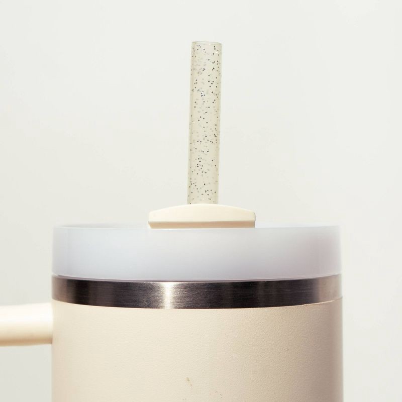 slide 6 of 6, CharCharms 6pk 30oz NYNY Glitter Water Bottle Straws Glitter, 6 ct; 30 oz