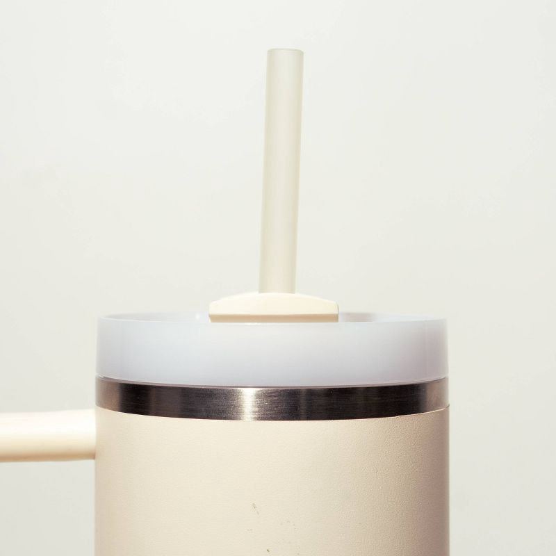 slide 6 of 6, CharCharms 6pk 30oz NYNY Water Bottle Straws Translucent, 6 ct; 30 oz