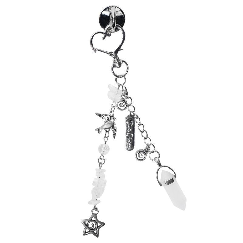 slide 4 of 4, CharCharms Stick-On Hook Charm Bundle NYNY Crystal, 1 ct