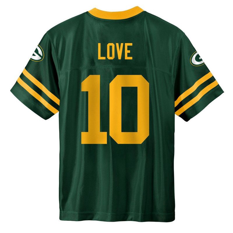 slide 3 of 3, NFL Green Bay Packers Jordan Love Boys' Legacy Jersey - XL, 1 ct