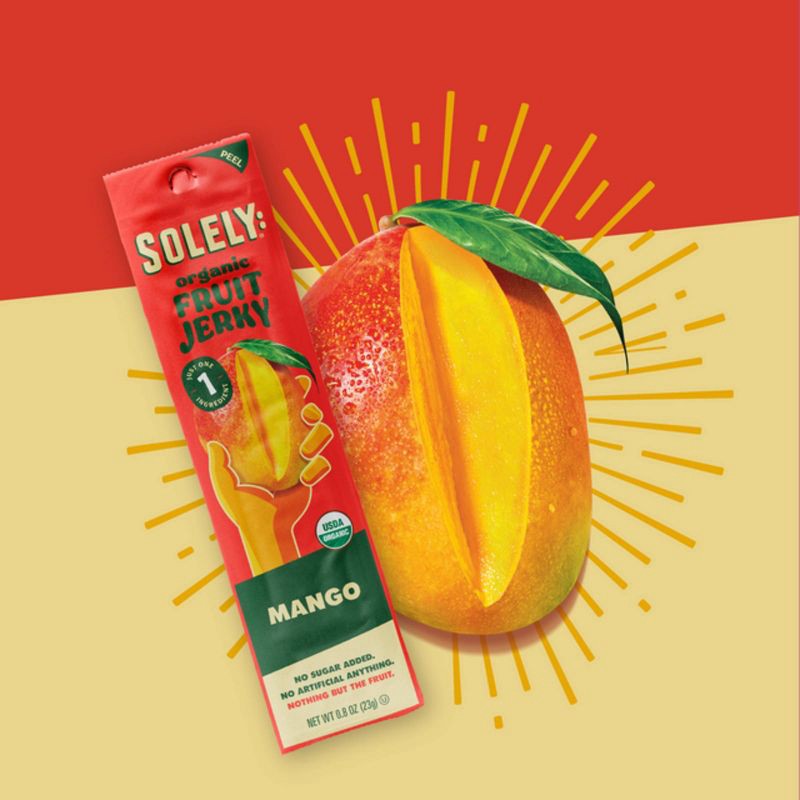 slide 6 of 6, Solely Mango Fruit Snack Jerky - 4.1oz/5ct, 4.1 oz, 5 ct