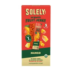 Solely Mango Fruit Snack Jerky - 4.1oz/5ct