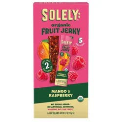 Solely Mango and Raspberry Fruit Snack Jerky - 4.1oz/5ct