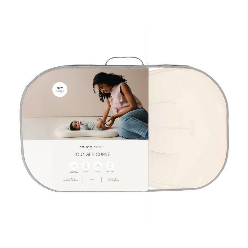slide 2 of 14, Snuggle Me Organic Curve Infant Lounger - Natural, 1 ct