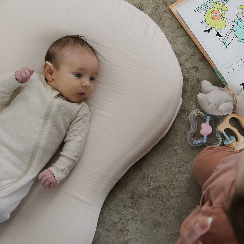 slide 3 of 9, Snuggle Me Organic Curve Infant Lounger - Natural, 1 ct