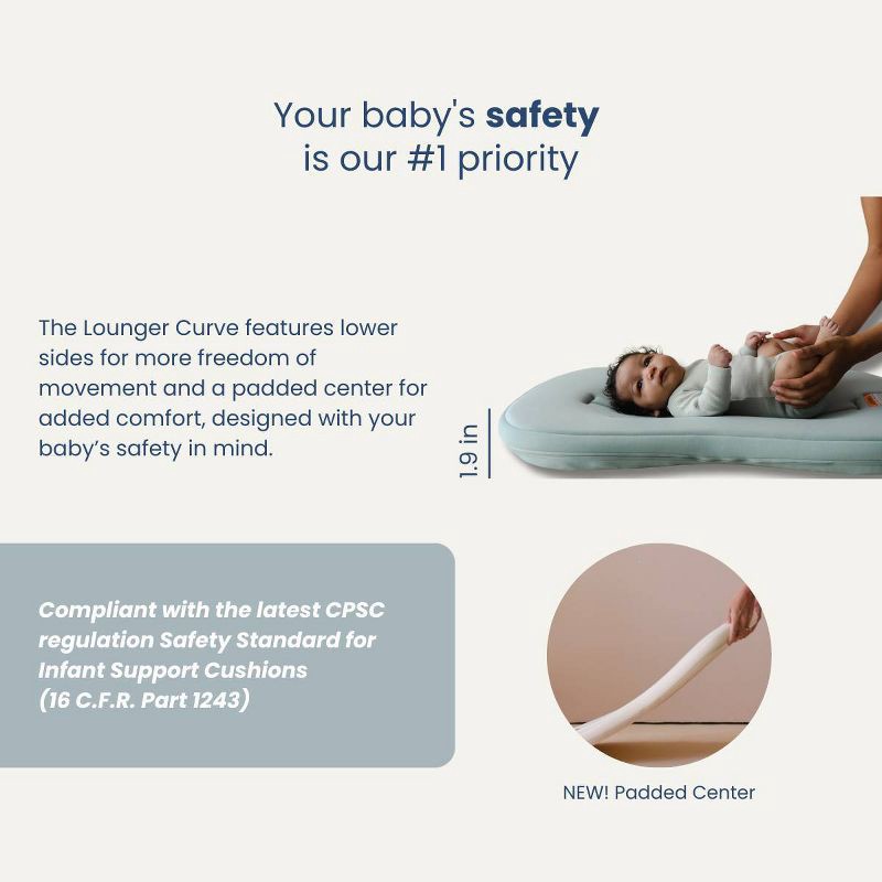 slide 4 of 17, Snuggle Me Organic Curve Infant Lounger - Natural, 1 ct