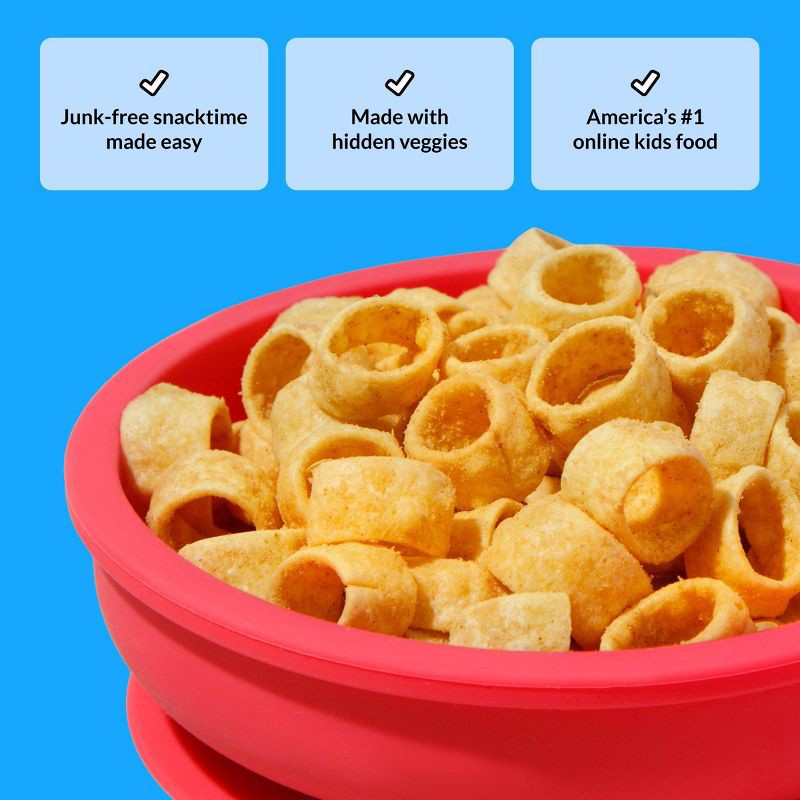 slide 6 of 6, Little Spoon Mac & Cheese Chickpea Veggie Loop Kids' Snacks - 6oz, 6 oz