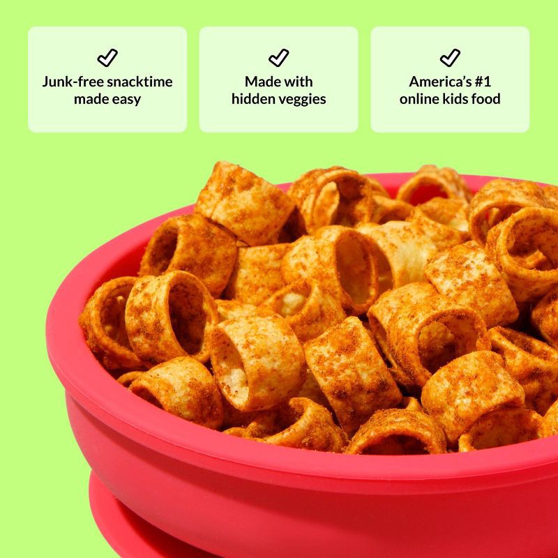 slide 4 of 6, Little Spoon Pizzalicious Chickpea Veggie Loop Kids' Snacks - 6oz, 6 oz