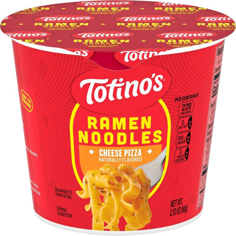 slide 3 of 8, Totino's Cheese Pizza Ramen Noodles Cup - 2.12oz, 2.12 oz