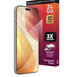 ZAGG Apple iPhone 18/17 Pro Max Screen Protector Glass + Defense