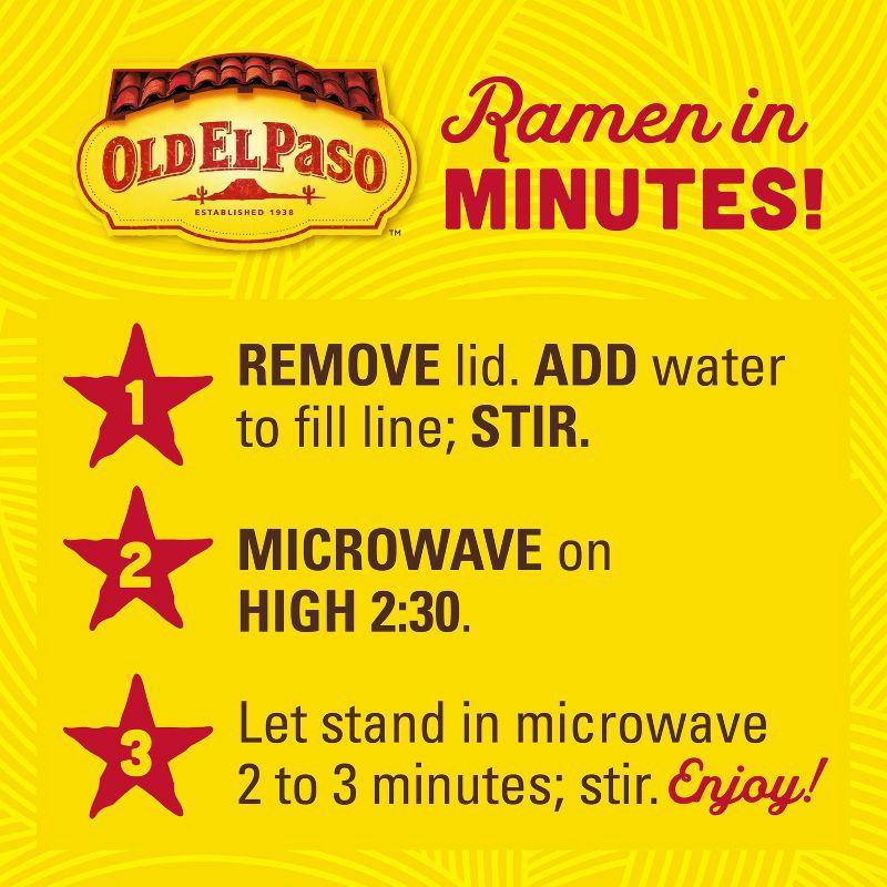 slide 5 of 8, Old El Paso Beef Birria Ramen Noodles Cup - 1.98oz, 1.98 oz