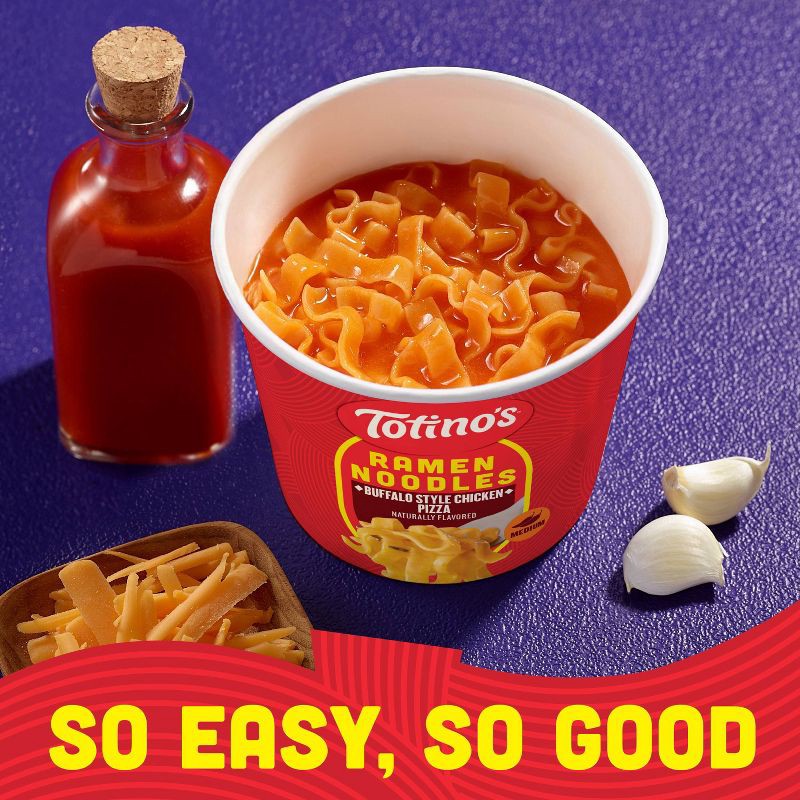 slide 5 of 8, Totino's Buffalo Chicken Pizza Ramen Noodles Cup - 2.19oz, 2.19 oz