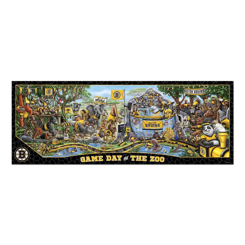 slide 3 of 3, NHL Boston Bruins Game Day At The Zoo Puzzle - 500pc, 500 ct