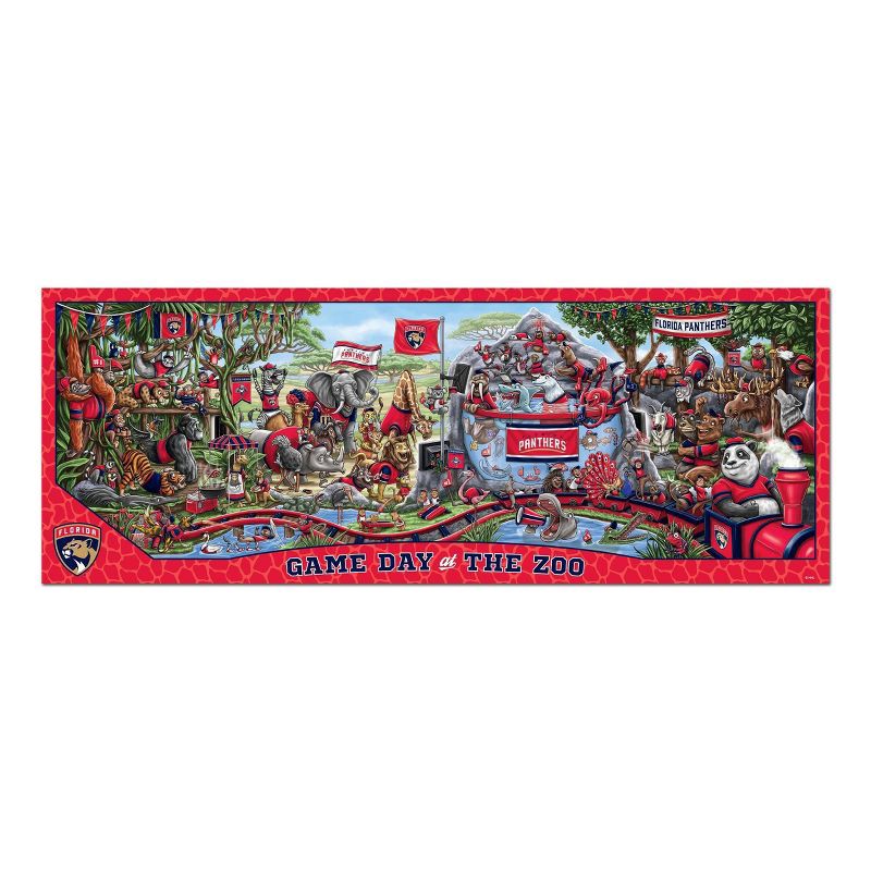 slide 3 of 3, NHL Florida Panthers Game Day At The Zoo Puzzle - 500pc, 500 ct