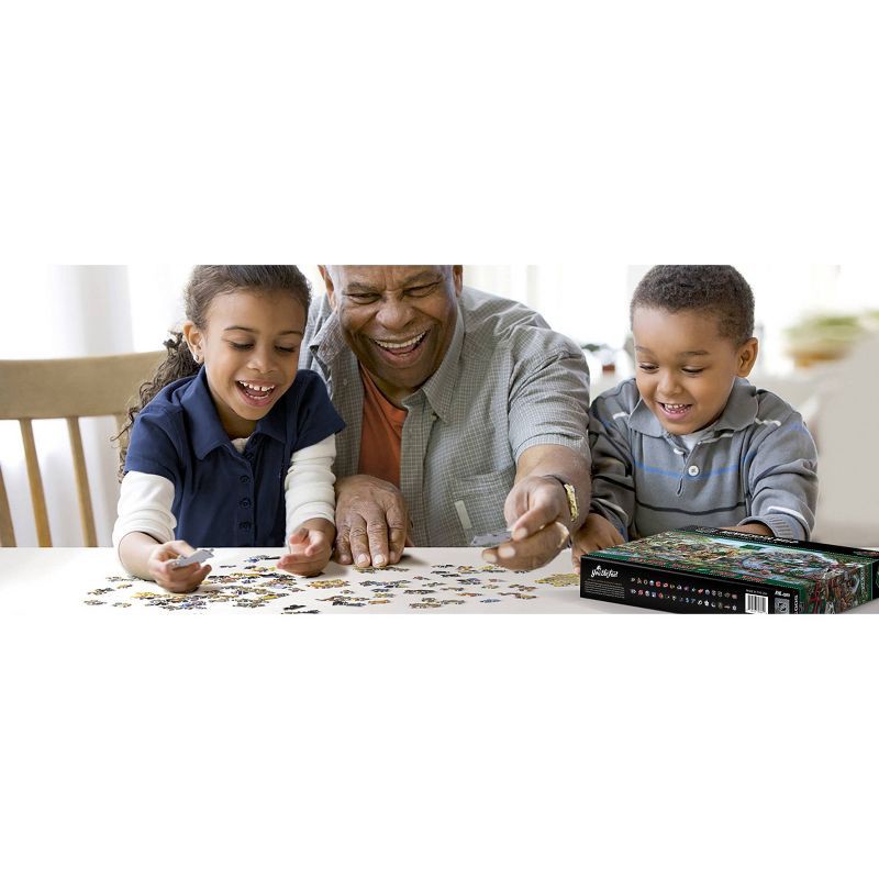 slide 2 of 3, NHL Minnesota Wild Game Day At The Zoo Puzzle - 500pc, 500 ct