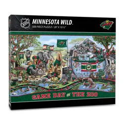 NHL Minnesota Wild Game Day At The Zoo Puzzle - 500pc