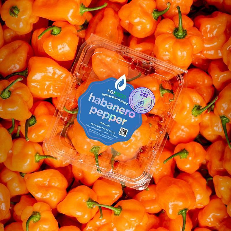 slide 4 of 6, Hyfood Hydroponic Habenero Peppers - 2.12oz, 2.12 oz